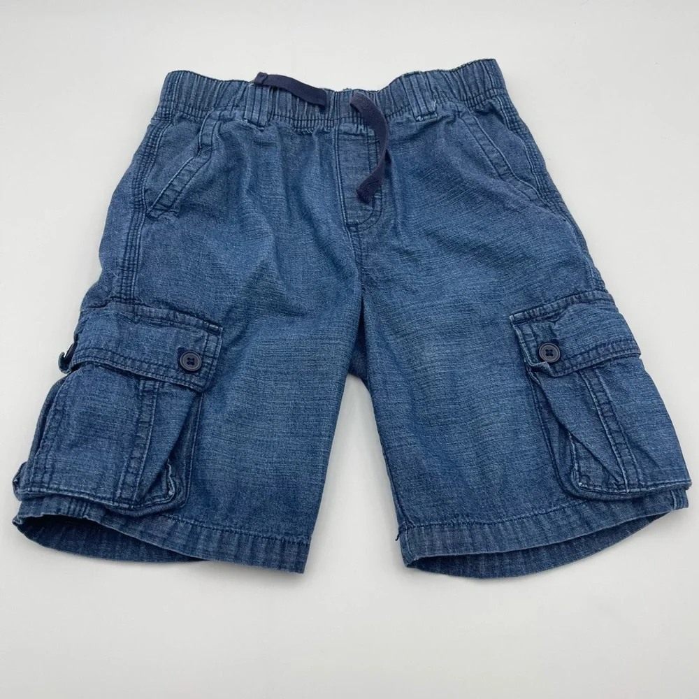 Gymboree Blue Cargo Shorts Size 7